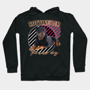 Rottweiler the boss dog Hoodie